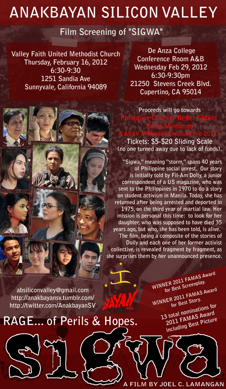 Fundraising + Film Showing "Sigwa"