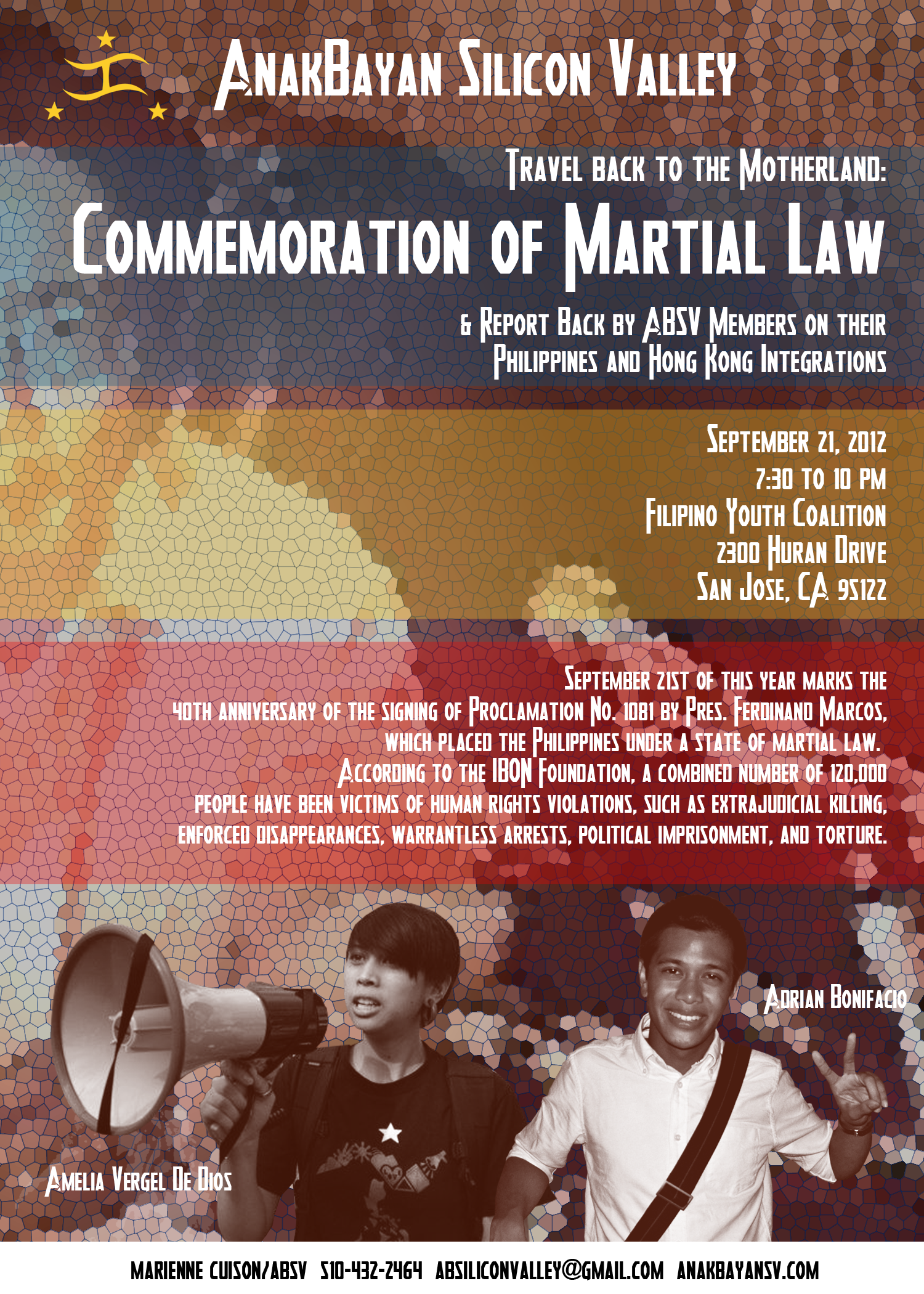 Anakbayn Silicon Valley - Martial Law Commemoration